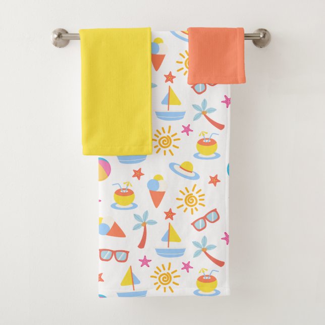 Conjunto De Toalhas Verão Repleto (Insitu)