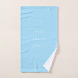 Conjunto De Toalhas Verdadeira Paz Interior | Minimal