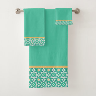 Conjunto De Toalhas Verde