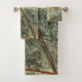 Conjunto De Toalhas Verde Amazônico