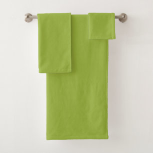 Conjunto De Toalhas Verde limão moderado (cor sólida) amarelo- ver