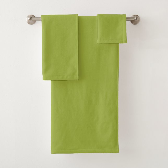 Conjunto De Toalhas Verde Oliva (Insitu)