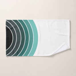 Conjunto de Toalhas Verdes do Banho Arco-Íris