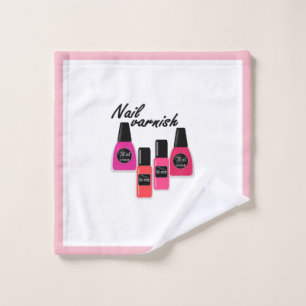 Conjunto De Toalhas Verniz para as unhas