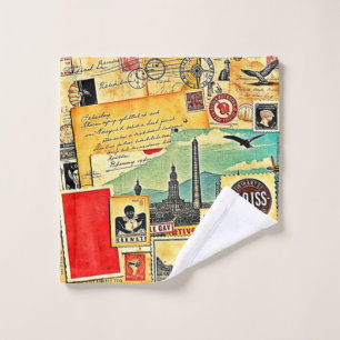Conjunto De Toalhas Viagem Postal Histórica