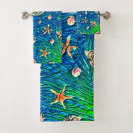 Conjunto De Toalhas Víblias tropicais