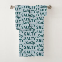 Conjunto De Toalhas Vida Azul Salgada da Costa | Gráfico Náutico