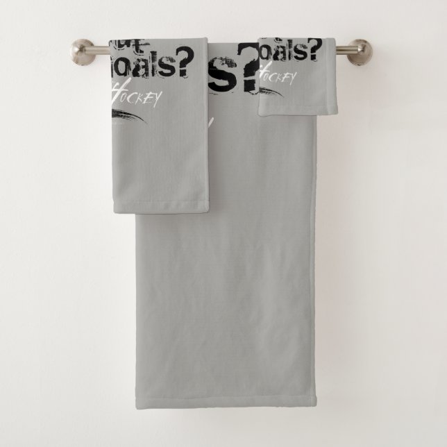 Conjunto De Toalhas Vida sem Objetivos (Hockey) (Insitu)