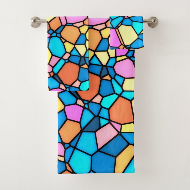 Conjunto De Toalhas Vidro Leve Manchado (Insitu)