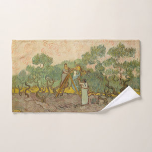 Conjunto De Toalhas Vincent van Gogh - Mulheres Escolhendo Azeitonas