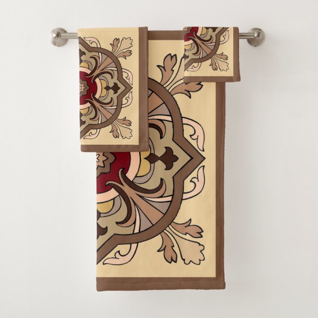 Conjunto De Toalhas Vinho de chocolate (Insitu)