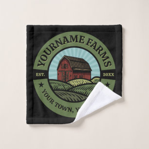 Conjunto De Toalhas Vintage Barn ADD NAME País Fazendas Culturas Agríc