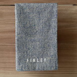 Conjunto De Toalhas Vintage Denim Blue Jeans