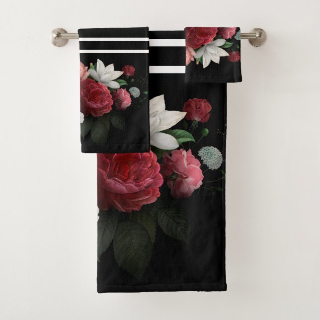 Conjunto De Toalhas Vintage floral (Insitu)