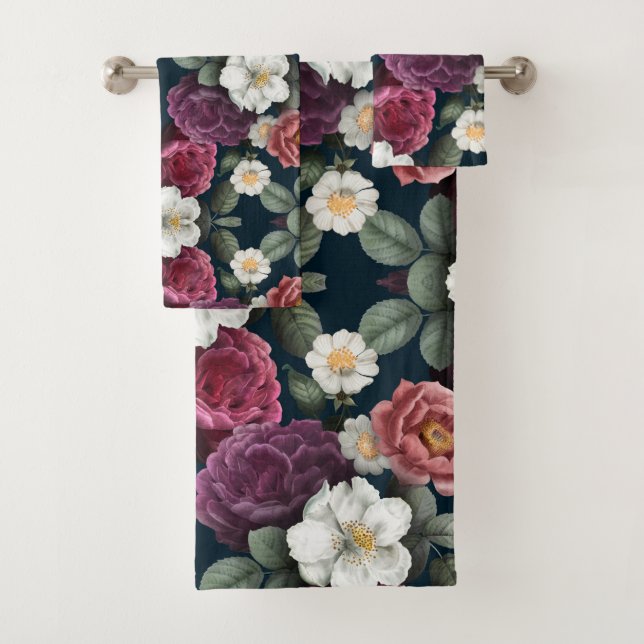 Conjunto De Toalhas Vintage floral (Insitu)