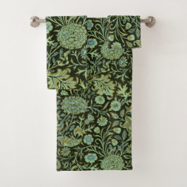 Conjunto De Toalhas Vintage Floral William Morris Cherwell