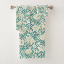 Vintage John Henry Dearle Aqua Floral Patterno