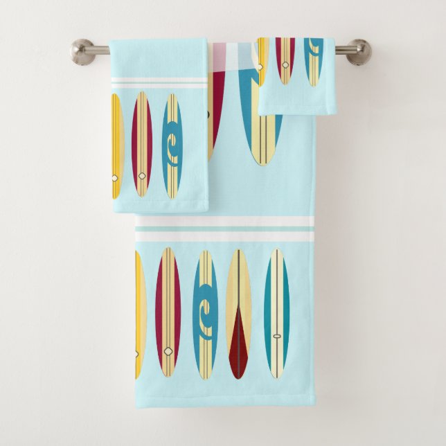 Conjunto De Toalhas Vintage Longboards (Insitu)