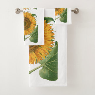 Conjunto De Toalhas Vintage Sunflower Flower by Basilius Besler