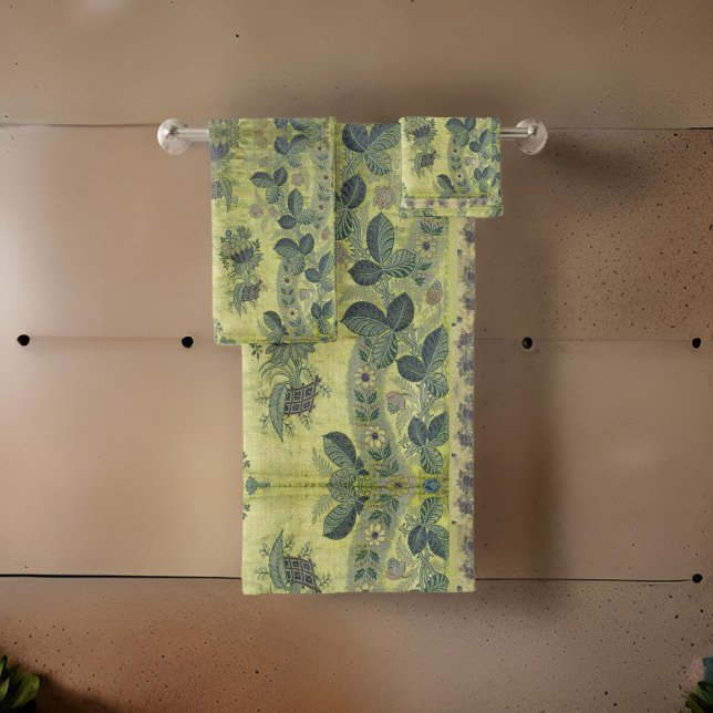 Conjunto De Toalhas Vintage Victorian Botanian Green (Criador carregado)