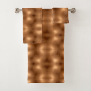 Conjunto De Toalhas Vista de Cobre Esmagada