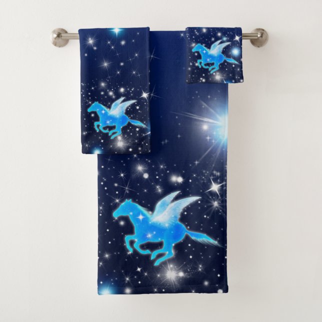 Conjunto De Toalhas Voando Pegasus (Insitu)
