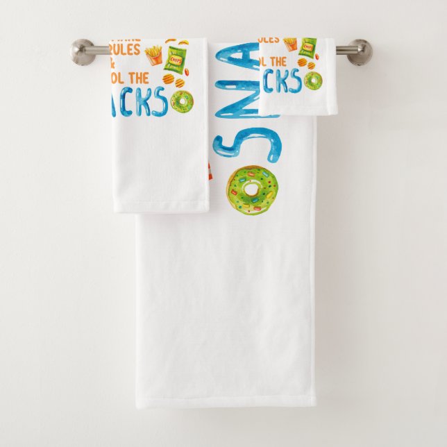 Conjunto De Toalhas Você Não Me Testa Porque Eu Faço As Regras (Insitu)