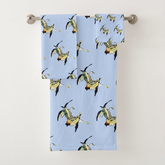 CONJUNTO DE TOALHAS VOO DO GEESE (Insitu)