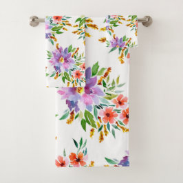 Conjunto De Toalhas Wedding floral