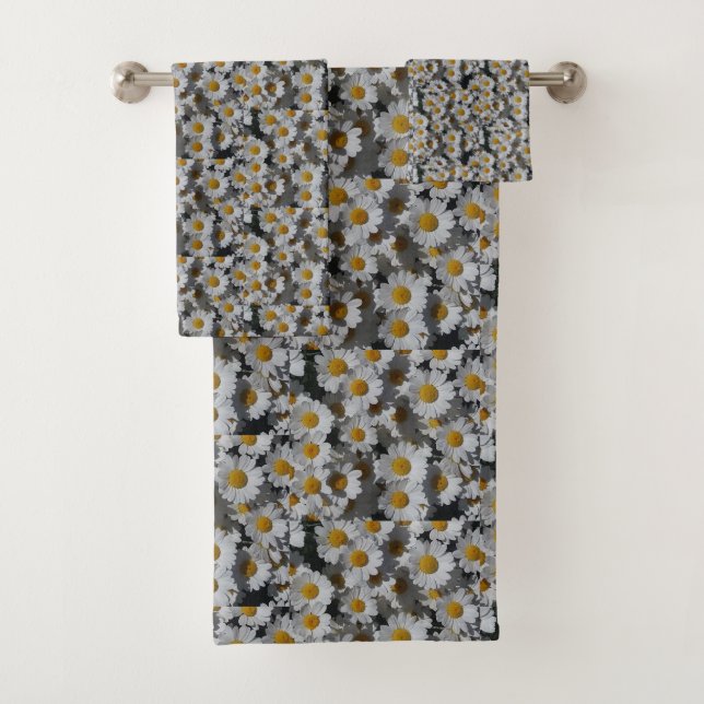 Conjunto De Toalhas White Daisies (Insitu)