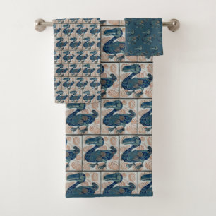 Conjunto De Toalhas William * de Morgan Dodo Bird