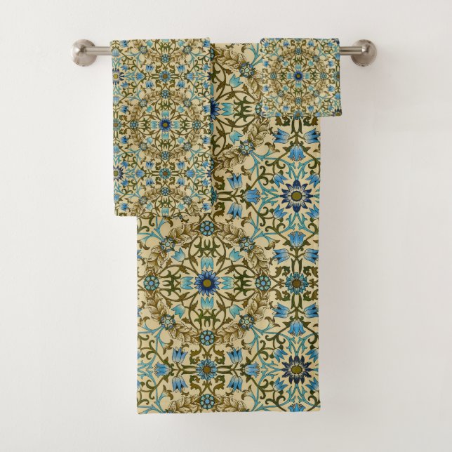 Conjunto De Toalhas William Morris- Antigo Padrão de Videira e Flor de (Insitu)