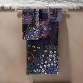 Conjunto De Toalhas William *Morris Blackthorne Strawberry Thef |