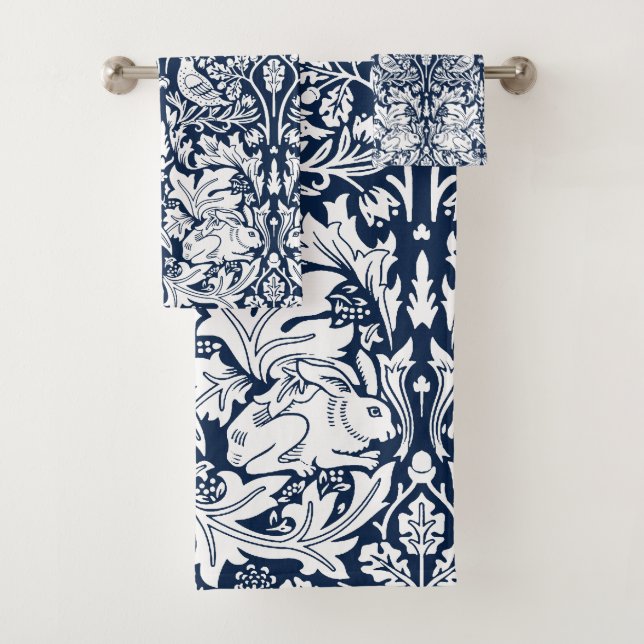 Conjunto De Toalhas William Morris Brer Rabbit Pattern (Insitu)