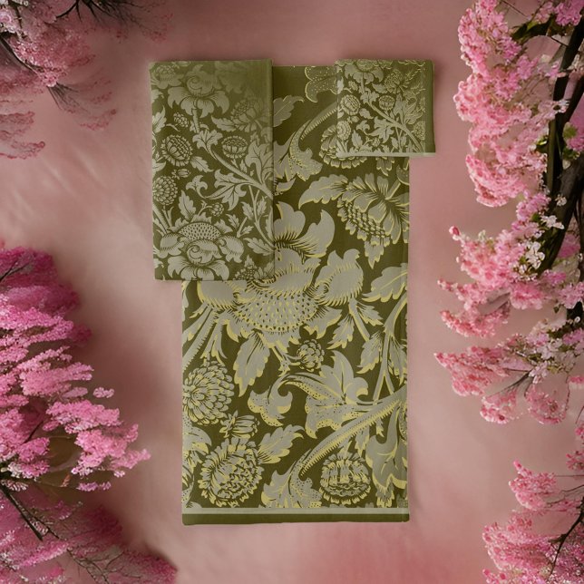 Conjunto De Toalhas William * Morris Brown e Taupe (Criador carregado)