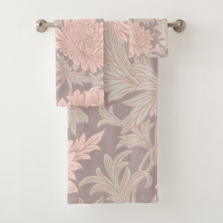 Conjunto De Toalhas William Morris Chrysanthemum Pattern Bath Towel Se