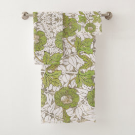 Conjunto De Toalhas William Morris Garden Mix Botanical