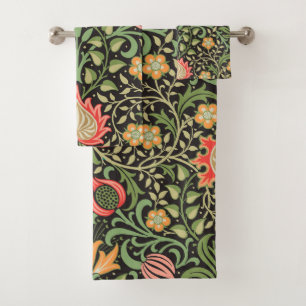 Conjunto De Toalhas William Morris Persian Floral Antique