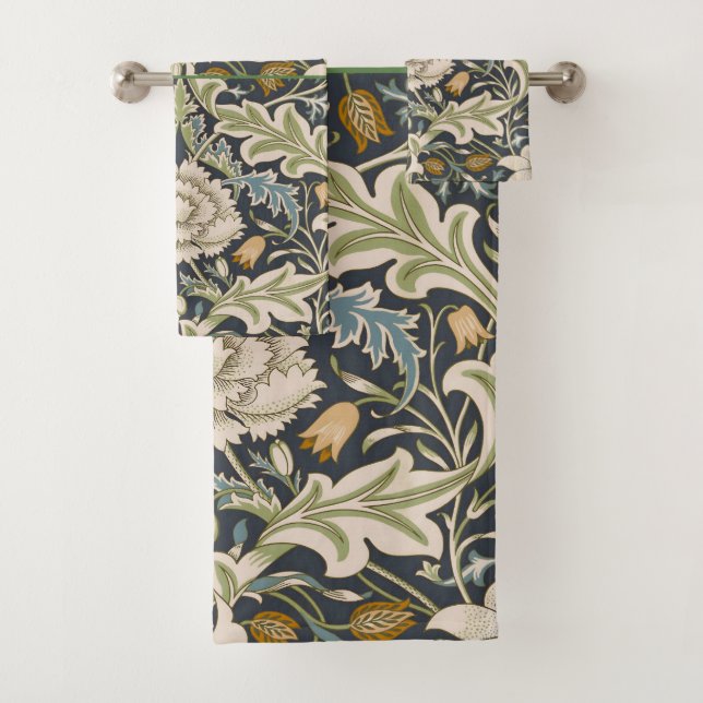 Conjunto De Toalhas William Morris Severn Floral Pattern Classic (Insitu)
