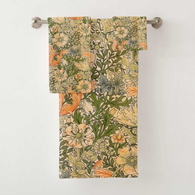 Conjunto De Toalhas William Morris Spring Compton Flower Festival (Insitu)