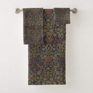 Conjunto De Toalhas William Morris: Violet & Columbine Towel Set