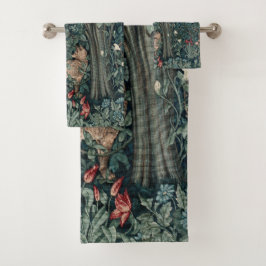 Conjunto De Toalhas William Morris Woodland Fox