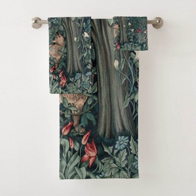 Conjunto De Toalhas William Morris Woodland Fox (Insitu)