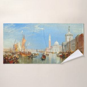 Conjunto De Toalhas William Turner - Veneza, A Dogana e San Giorgio