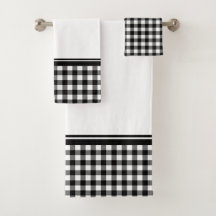 Xadrez de Buffalo Preto e Branco