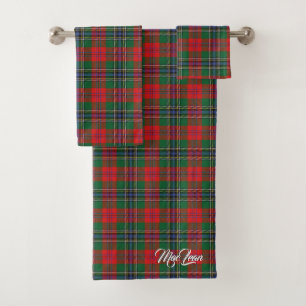 Conjunto De Toalhas Xadrez de Tartan escocesa de MacLean do clã do do