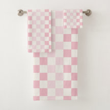 Xadrez Rosa Pastel Moderno 