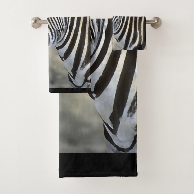 Conjunto De Toalhas Zebra Lovers (Insitu)