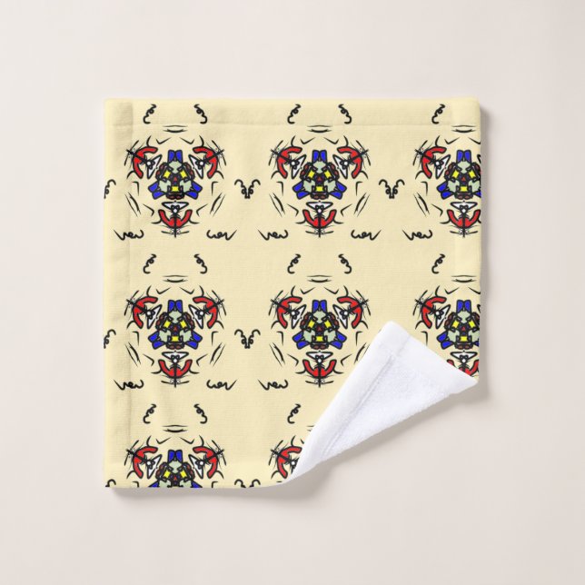 Conjunto De Toalhas "Zen Étnico Creme" (Pano de lavar)