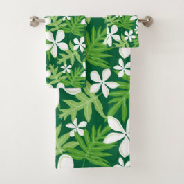 CONJUNTO DE TOWEL DO BANHO TIARE (VERDE)